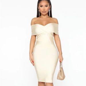 Fashion Nova Dolled up for you Mini bandage dress